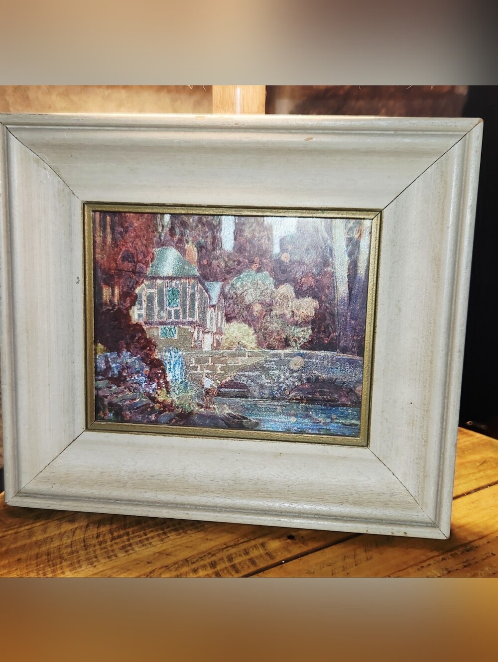 Vintage Foil Art Framed